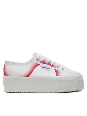Tenisówki Superga Round Stripes 2790 S4128TW Biały