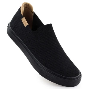 Tenisówki tekstylne slip on czarne Big Star RR274716