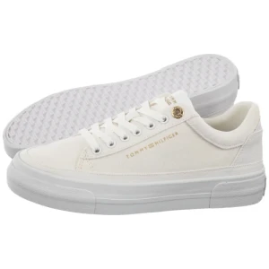 Zdjęcie produktu Tenisówki TH Foxing Platform Canvas White FW0FW09480 YBS (TH1494-a) Tommy Hilfiger