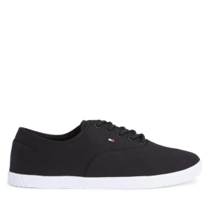 Tenisówki Tommy Hilfiger Canvas Lace Up Sneaker FW0FW07805 Black BDS