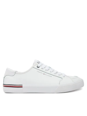 Tenisówki Tommy Hilfiger Core Corporate Vulc Leather FM0FM05399 Biały