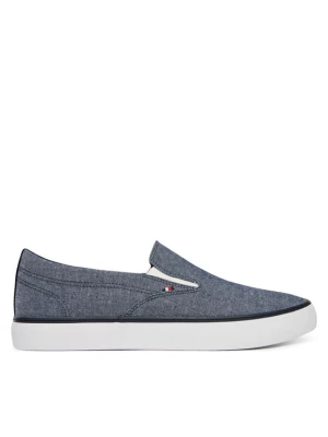 Tenisówki Tommy Hilfiger Harlem Core Ii Slip On Chambray FM0FM05819 Niebieski