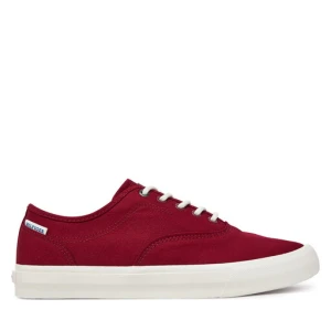 Tenisówki Tommy Hilfiger Hi Vulc Oxford Twill FM0FM05400 Czerwony