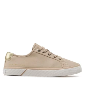 Tenisówki Tommy Hilfiger Lace Up Vulc Sneaker FW0FW06957 Beżowy