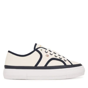 Tenisówki Tommy Hilfiger Platform Vulc Piping FW0FW09394 Biały