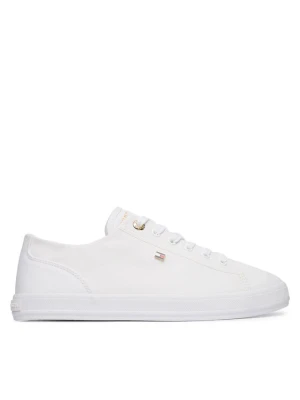 Tenisówki Tommy Hilfiger Th Foxing Sneaker Canvas FW0FW09170 Biały
