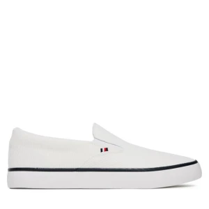 Tenisówki Tommy Hilfiger Th Hi Vulc Core Low Ii Slipon FM0FM05514 Biały