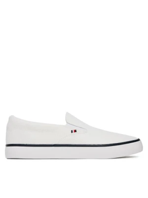 Tenisówki Tommy Hilfiger Th Hi Vulc Core Low Ii Slipon FM0FM05514 Biały