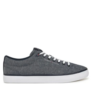 Tenisówki Tommy Hilfiger Th Hi Vulc Low Core Chambray FM0FM05389 Niebieski