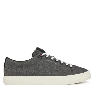 Tenisówki Tommy Hilfiger Th Hi Vulc Low Core Chambray FM0FM05389 Szary