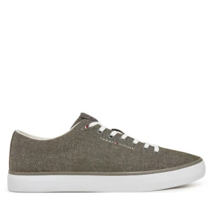 Tenisówki Tommy Hilfiger Th Hi Vulc Low Core Chambray FM0FM05389 Szary