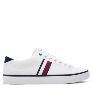 Tenisówki Tommy Hilfiger Th Hi Vulc Low Stripes Mesh FM0FM04946 Biały