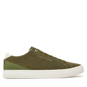 Tenisówki Tommy Hilfiger Th Hi Vulc Low Summer Cvs FM0FM05056 Zielony