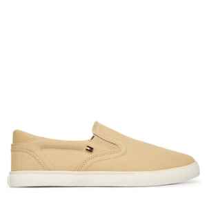 Tenisówki Tommy Hilfiger Th Low Profile Slip On FW0FW09103 Beżowy