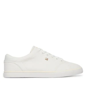 Tenisówki Tommy Hilfiger Th Low Profile Vulc Canvas FW0FW09102 Biały