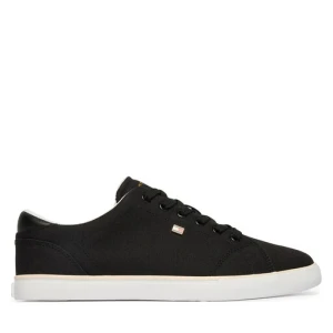 Tenisówki Tommy Hilfiger Th Low Profile Vulc Canvas FW0FW09102 Czarny