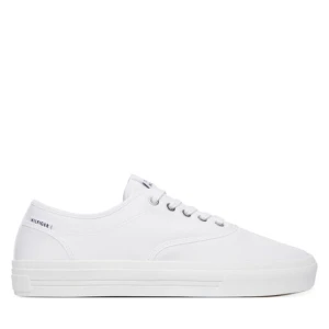 Tenisówki Tommy Hilfiger Th Vulc Cup Long Lace Canvas FM0FM05874 Biały