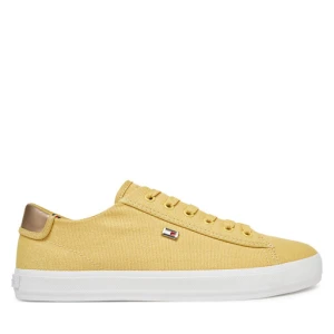 Zdjęcie produktu Tenisówki Tommy Hilfiger Vulc Canvas Lace Up Sneaker FW0FW08647 Żółty