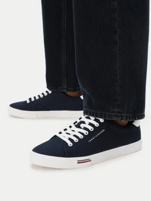 Tenisówki Tommy Hilfiger Vulc Core Rwb Long FM0FM05813 Granatowy