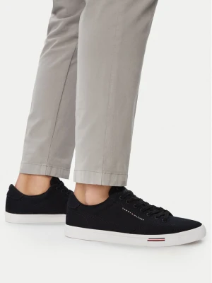 Tenisówki Tommy Hilfiger Vulc Core Rwb Long Lace Cvs FM0FM05813 Czarny