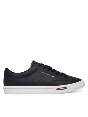 Tenisówki Tommy Hilfiger Vulc Core Rwb Long Lace Lth FM0FM05814 Granatowy