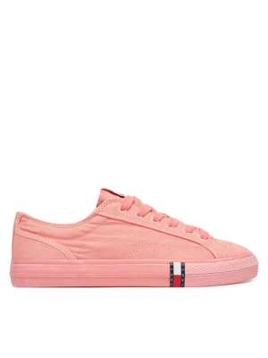 Tenisówki Tommy Jeans Archive Vulc Y2K Washed Canvas EN0EN02957 Różowy