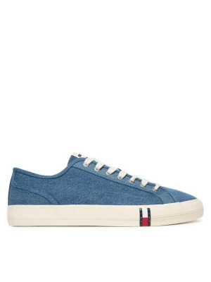 Tenisówki Tommy Jeans Archive Y2K Lace Up Denim EM0EM01751 Niebieski
