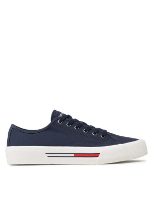 Tenisówki Tommy Jeans Canvas Sneaker EM0EM01299 Granatowy