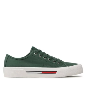 Tenisówki Tommy Jeans Canvas Sneaker EM0EM01299 Urban Green MBG