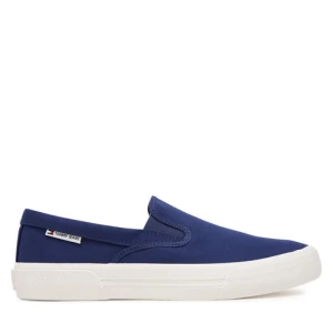 Tenisówki Tommy Jeans Slip On Canvas Color EM0EM01544 Granatowy