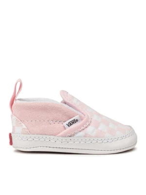 Tenisówki Vans Slip-On V Crib VN0A2XSL04E1 Różowy