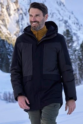 Tephra — ocieplana wodoodporna parka męska - Grey Mountain Warehouse