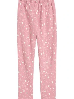 Termiczne legginsy dla dziewczynek, z czystej bawełny organicznej bonprix