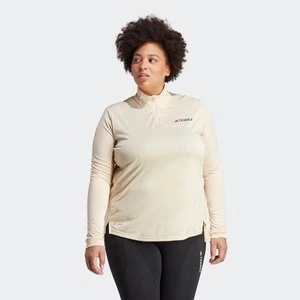 Terrex Multi Half-Zip Long Sleeve Tee (Plus Size) Adidas