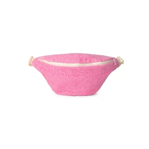 Terry Cloth Bumbag In Logo Pink - Tous
