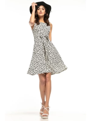 Tessita Sukienka w kolorze biało-czarnym rozmiar: XL