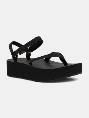 Teva sandały Flatform Sandal Slim damskie kolor czarny na platformie 1164630