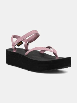 Teva sandały Flatform Sandal Slim damskie kolor fioletowy na platformie 1164630