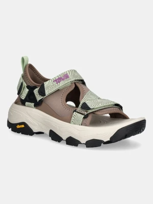 Teva sandały Grandview Max Sandal damskie kolor brązowy na platformie 1166230