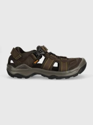Teva sandały Sandały Teva Omnium 2 Leather 1019179 TKCF męskie kolor czarny 1019179.TKCF-tkcf