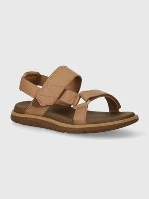 Teva sandały skórzane Madera Slingback damskie kolor brązowy 1152570