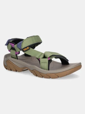 Teva sandały Terra Fi 5 Universal damskie kolor zielony 1099443