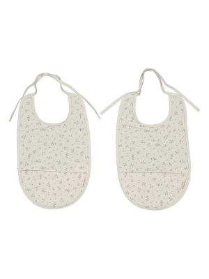 that's mine Śliniaczki (2 szt.) "Secret garden olive" w kolorze kremowym rozmiar: onesize