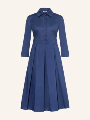 The Abito Sukienka Koszulowa Z Rękawami 3/4 blau