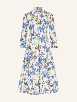 The Abito Sukienka Koszulowa Z Rękawami 3/4 lila