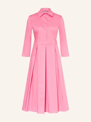 The Abito Sukienka Koszulowa Z Rękawami 3 / 4 pink