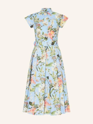 The Abito Sukienka W Stylu Koszuli blau