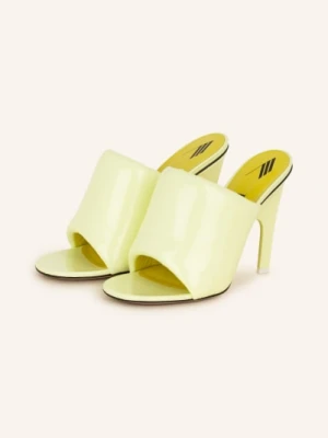 The Attico Klapki Typu Mules gelb