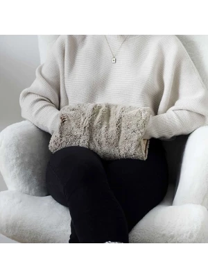 Zdjęcie produktu The Concept Factory Ogrzewacz do rąk w kolorze beżowym z mufką - 28 x 18 cm rozmiar: onesize