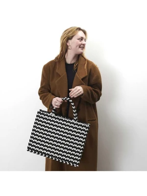 The Concept Factory Torba w kolorze czarno-białym - 42 x 32 x 16 cm rozmiar: onesize